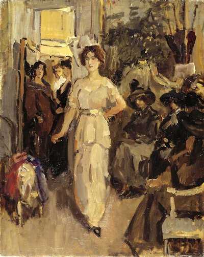 Fashion Show at Hirsch & Cien by Isaac Israels